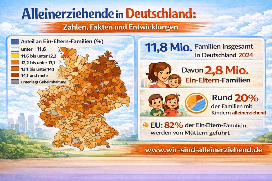 Zahlen Daten Fakten für Alleinerziehende